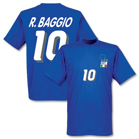 Re Take リテイク ロベルト バッジョ イタリア代表 1994 ホーム Tシャツ ブルー Royal Pnn 1113p サッカーショップfcfa 海外サッカーユニフォーム アパレル グッズ通販
