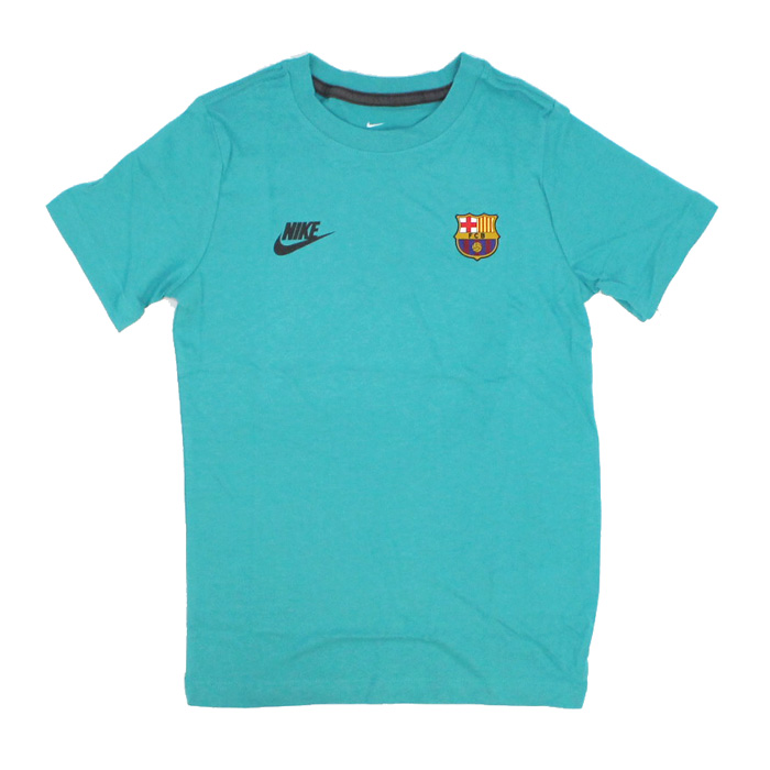 Fcバルセロナ キットインスパイアード Tシャツ ジュニア ターコイズ Nike ナイキ Bq9431 309 サッカーショップfcfa 海外 サッカーユニフォーム アパレル グッズ通販