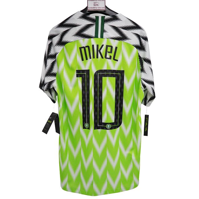 ナイジェリア代表 18 19 ホーム 半袖 ユニフォーム No 10 ミケル Nike ナイキ 36 100 サッカー ショップfcfa 海外サッカーユニフォーム アパレル グッズ通販