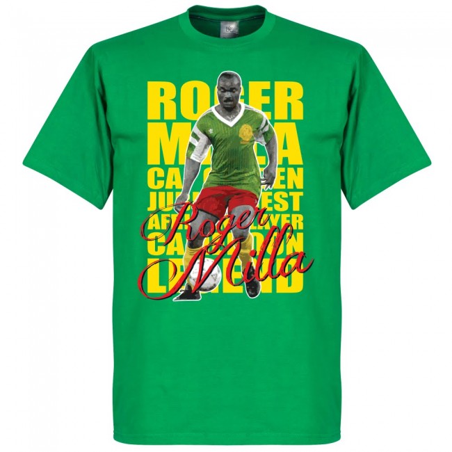 Re Take リテイク ロジェ ミラ Legend Tシャツ グリーン 予約 5月下旬入荷予定 サッカーショップfcfa 海外サッカー ユニフォーム アパレル グッズ通販