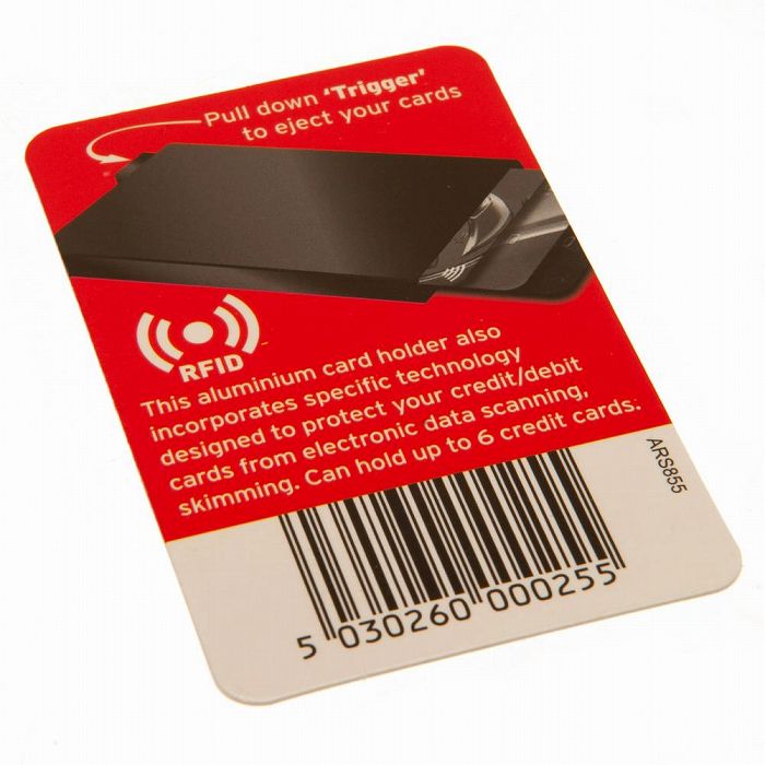 アーセナル オフィシャル アルミニウム カードケース(RFID スキミング防止機能付き) |  サッカーショップfcFA｜海外サッカーユニフォーム・アパレル・グッズ通販