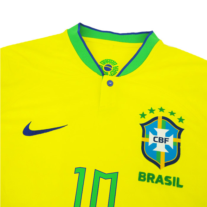 ブラジル代表 2022 ホーム 半袖 ユニフォーム No.10 ネイマール【NIKE 