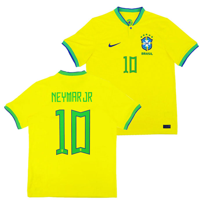 ブラジル代表 2022 ホーム 半袖 ユニフォーム No.10 ネイマール【NIKE