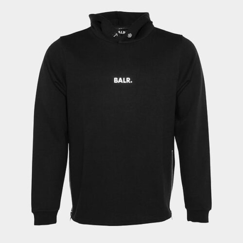 BALR.(ボーラー) BRAND STRAIGHT フーディ (ジェットブラック)(B1261