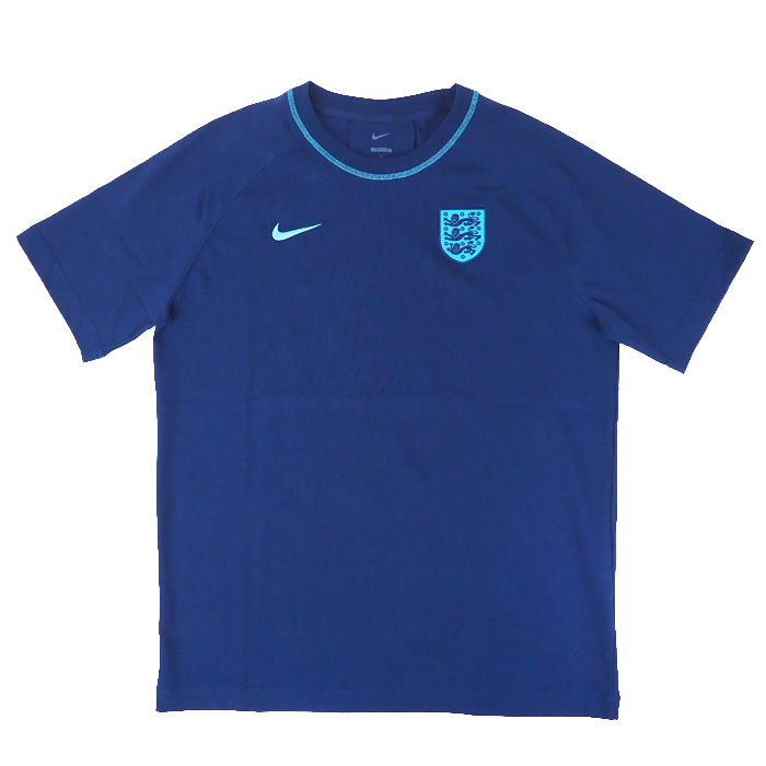 イングランド代表 2022 トラベルトップ Tシャツ（ネイビー×スカイ）【NIKE/ナイキ】(DN1061-492)