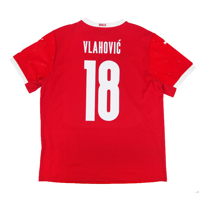 セルビア代表 2020 ホーム 半袖 ユニフォーム No.18 ヴラホヴィッチ