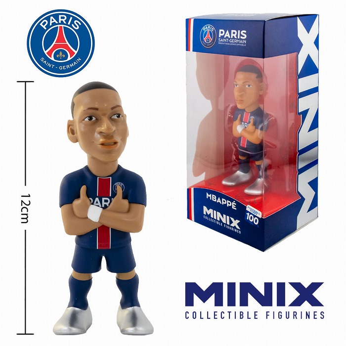 MINIX Figure Football Stars パリ・サンジェルマン エムバペ(12cm