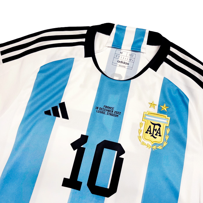 アルゼンチン代表 2022 ホーム 半袖 ユニフォーム No.10 メッシ 