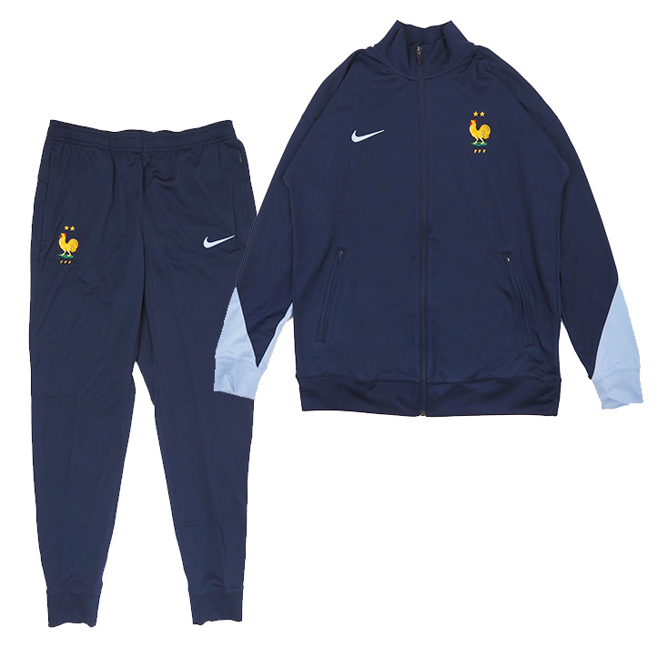 フランス代表 2024 Dri-FIT Strike トラックスーツ 上下セット(ネイビー)【NIKE/ナイキ】(FJ2343-498) | サッカー ショップfcFA｜海外サッカーユニフォーム・アパレル・グッズ通販