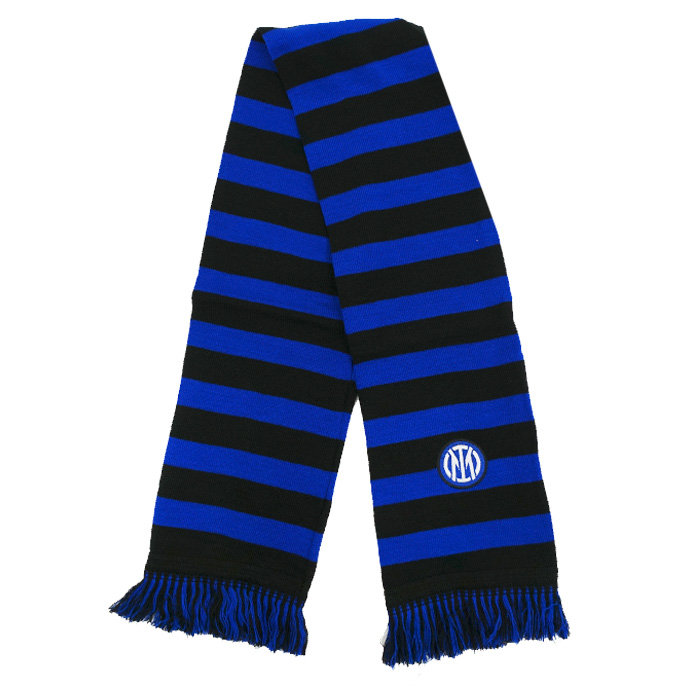 100 ％品質保証 新品 ヨーロッパ購入 FC INTER ボーダーマフラー 