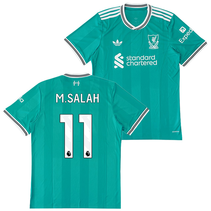 adidas リバプール FC 2025-2026 11番 サラー ホーム リバプール 25-26 サード 半袖 ユニフォーム No.11 モハメド