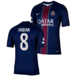 【美品/正規品】パリ・サンジェルマン ダビド・ルイス ユニフォーム パリ・サンジェルマン 25-26 ホーム 半袖 ユニフォーム No.8