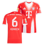 バイエルンミュンヘン 25-26 ホーム 半袖 ユニフォーム No.6 キミッヒ+