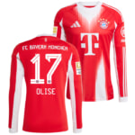 バイエルンミュンヘン 25-26 ホーム 長袖 ユニフォーム No.17 オリーセ