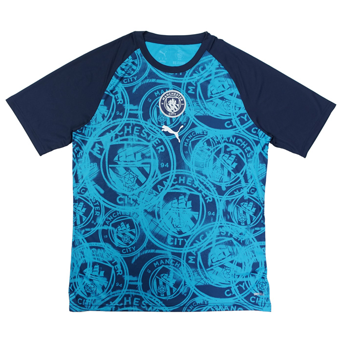プーマ　マンチェスターシティ　シャツ　サイズM PUMA（プーマ） メンズ サッカー マンチェスターシティ トレーニング