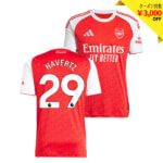 アーセナル 25-26 ホーム 半袖 ユニフォーム No.29 ハバーツ【adidas