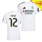 レアルマドリード 25-26 ホーム 半袖 ユニフォーム No.12 トレント