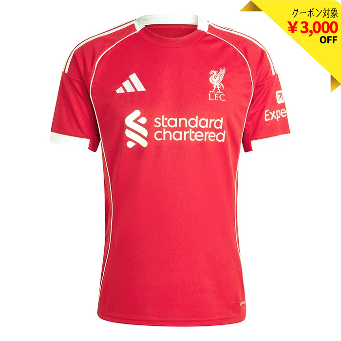 リバプール 25-26 ホーム 半袖 ユニフォーム【adidas/アディダス