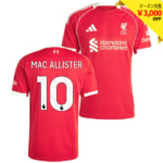 リバプール 25-26 ホーム 半袖 ユニフォーム No.10 マック・アリスター