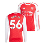 アーセナル 25-26 ホーム 長袖 ユニフォーム No.56 ダウマン【adidas