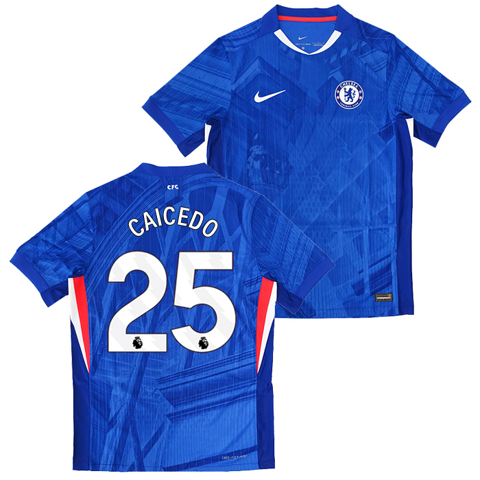 チェルシー 25-26 ホーム Dri-FIT ADV 半袖 ユニフォーム(胸スポンサー